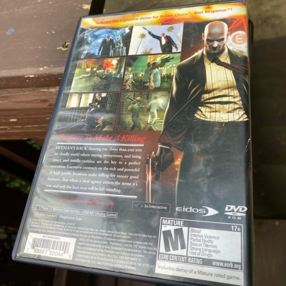 Ps2 Hitman Blood Money video game
